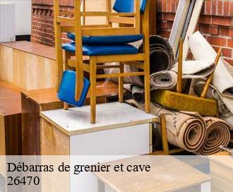 Débarras de grenier et cave 26470