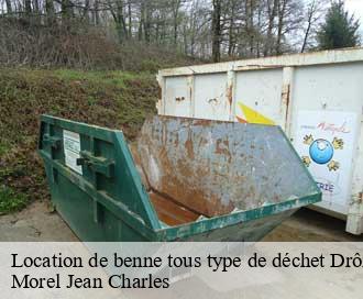 Location de benne tous type de déchet 26 Drôme Morel Jean Charles
