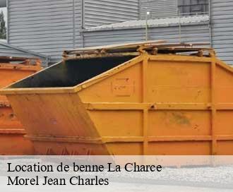 Location de benne la-charce-26470 Morel Jean Charles