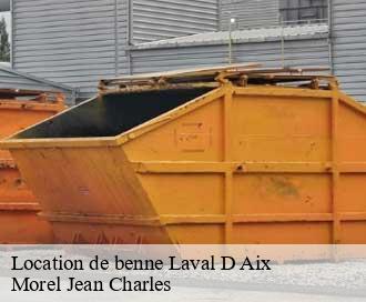 Location de benne laval-d-aix-26150 Morel Jean Charles