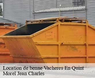 Location de benne vacheres-en-quint-26150 Morel Jean Charles